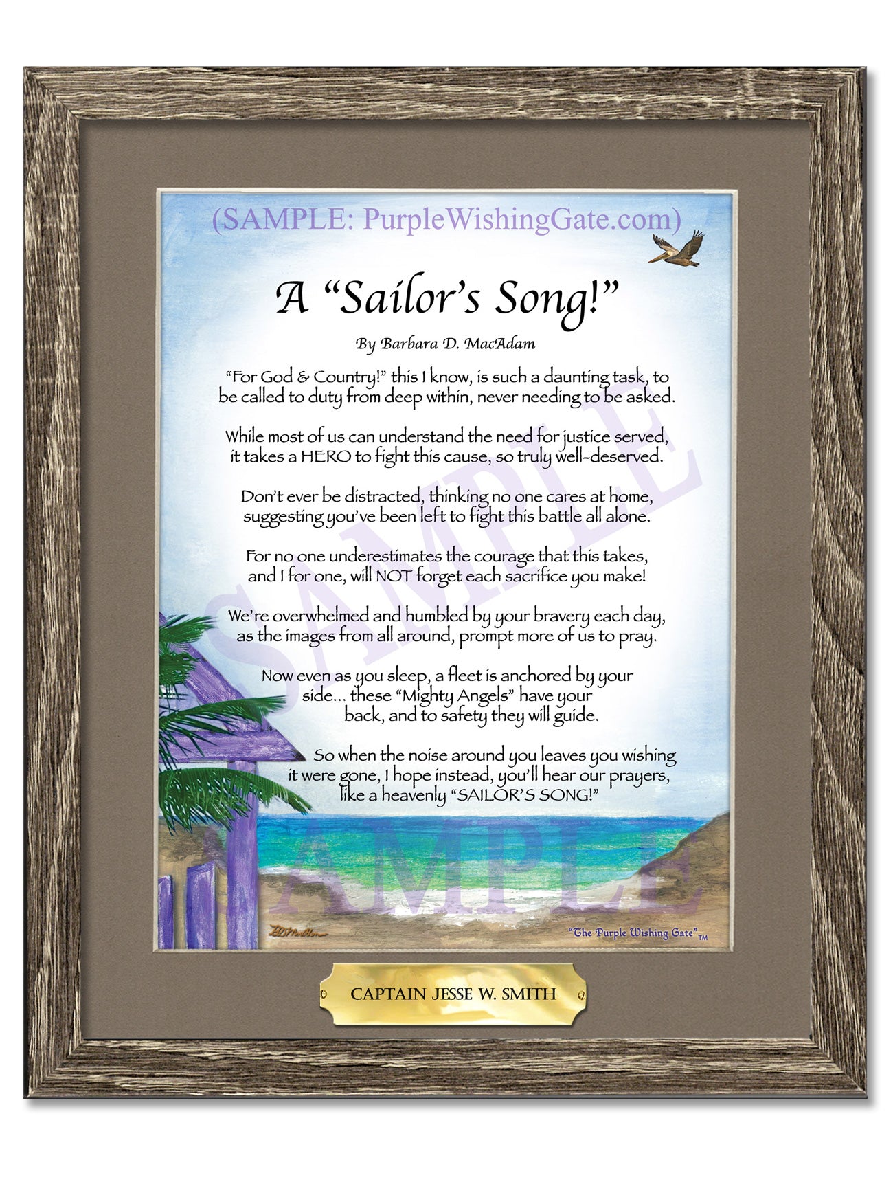 A Sailor's Song! - Military Gift - PurpleWishingGate.com