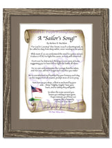 A Sailor's Song! - Military Gift - PurpleWishingGate.com