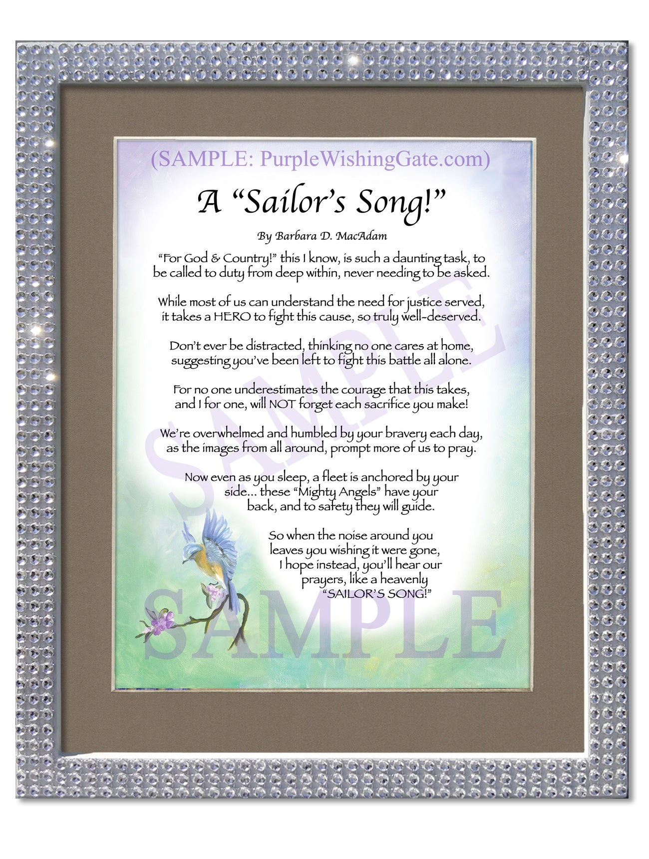 A Sailor's Song! - Military Gift - PurpleWishingGate.com