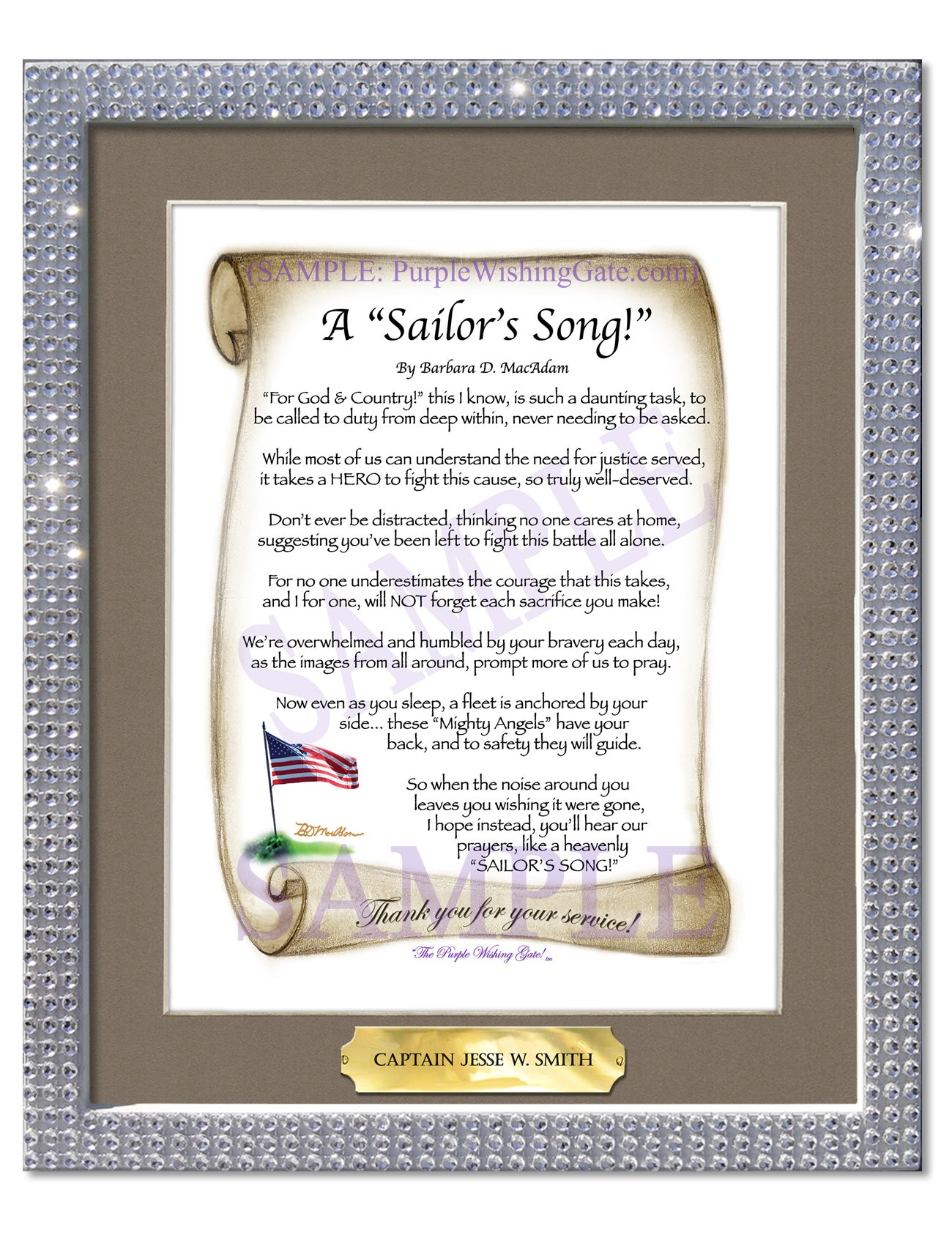 A Sailor's Song! - Military Gift - PurpleWishingGate.com