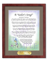 A Sailor's Song! - Military Gift - PurpleWishingGate.com