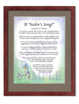 A Sailor's Song! - Military Gift - PurpleWishingGate.com