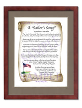 A Sailor's Song! - Military Gift - PurpleWishingGate.com
