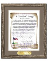 A Soldier's Song! - Military Gift - PurpleWishingGate.com