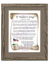 A Soldier's Song! - Military Gift - PurpleWishingGate.com