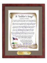A Soldier's Song! - Military Gift - PurpleWishingGate.com