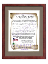 A Soldier's Song! - Military Gift - PurpleWishingGate.com