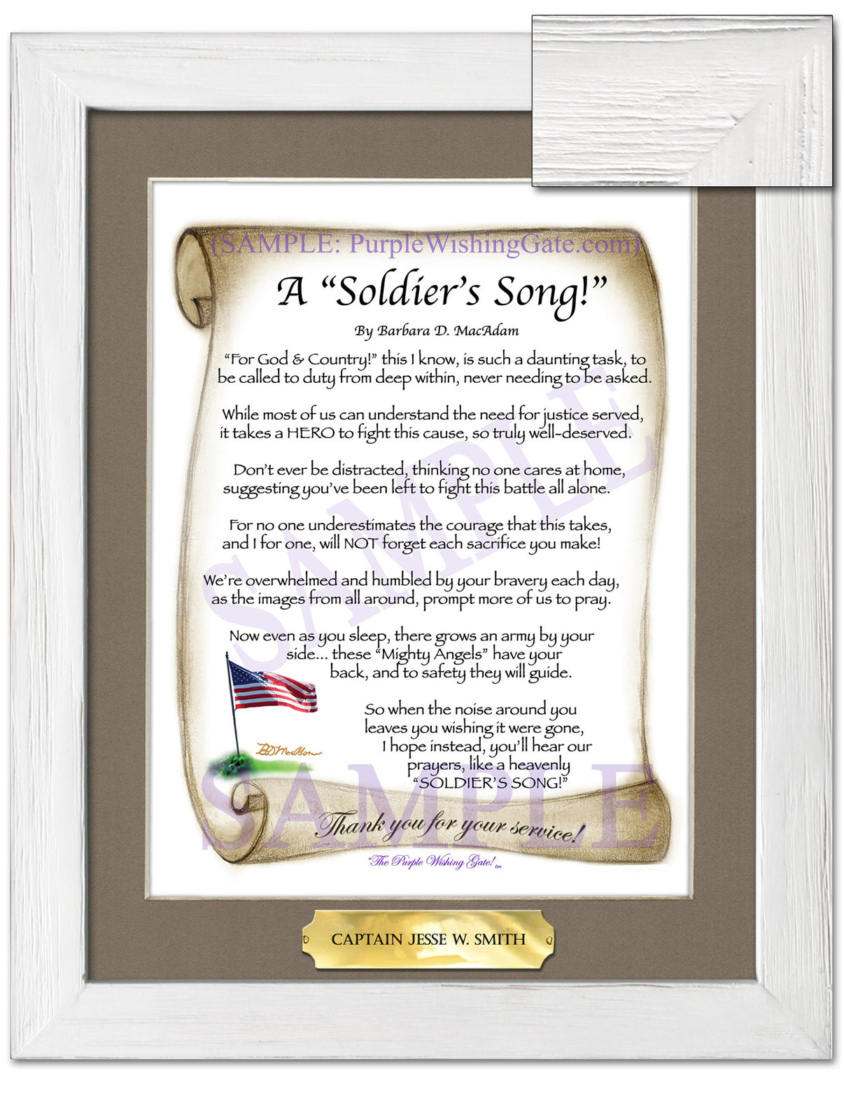 A Soldier's Song! - Military Gift - PurpleWishingGate.com