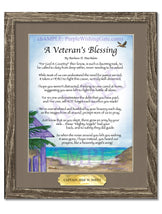 A Veteran's Blessing - Military Gift - PurpleWishingGate.com