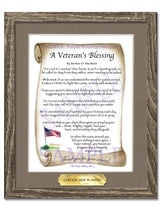 A Veteran's Blessing - Military Gift - PurpleWishingGate.com