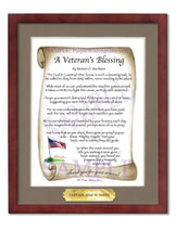 A Veteran's Blessing - Military Gift - PurpleWishingGate.com
