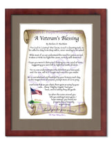 A Veteran's Blessing - Military Gift - PurpleWishingGate.com