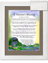 A Veteran's Blessing - Military Gift - PurpleWishingGate.com