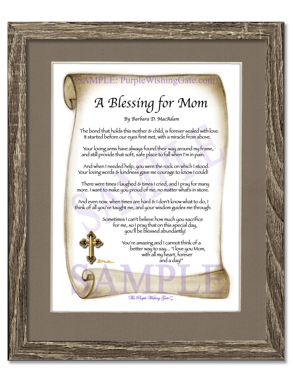 A Blessing for Mom - Gifts for Mom-Mother - PurpleWishingGate.com