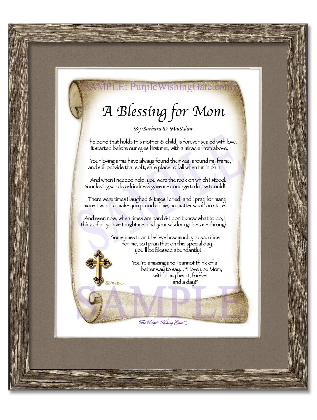 A Blessing for Mom - Gifts for Mom-Mother - PurpleWishingGate.com