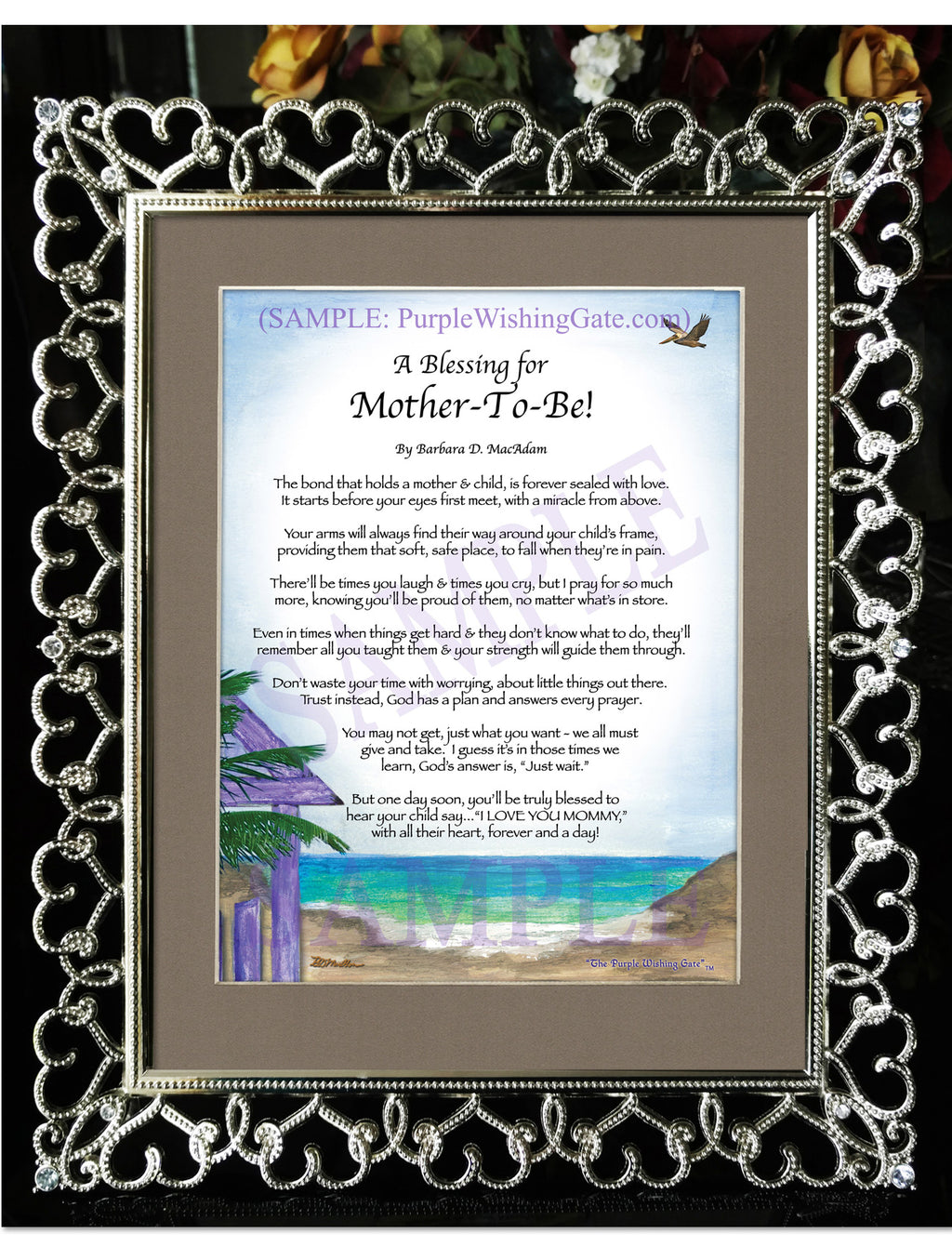 A Blessing for Mother-To-Be! - Gifts for Mom-Mother - PurpleWishingGate.com