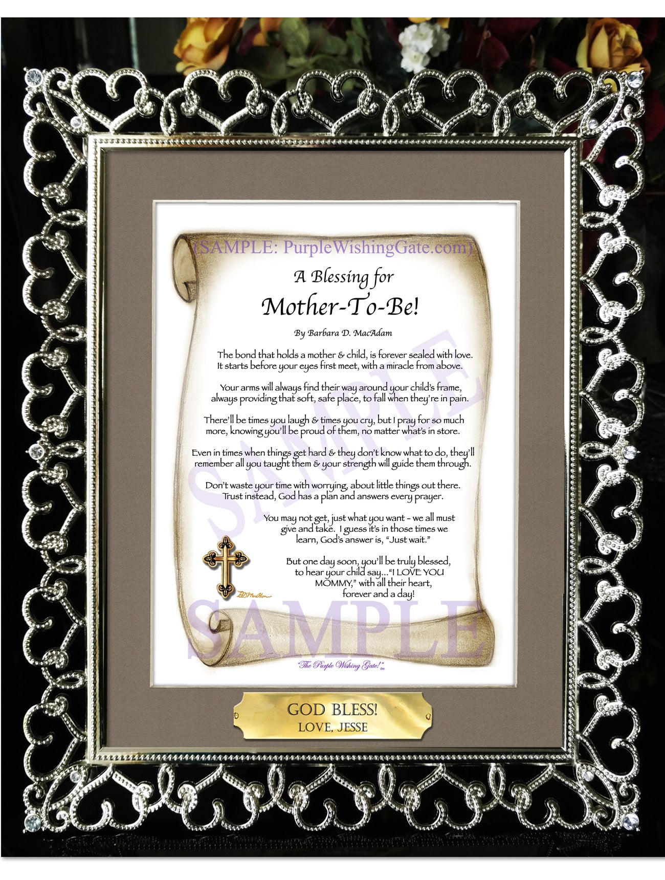 A Blessing for Mother-To-Be! - Gifts for Mom-Mother - PurpleWishingGate.com