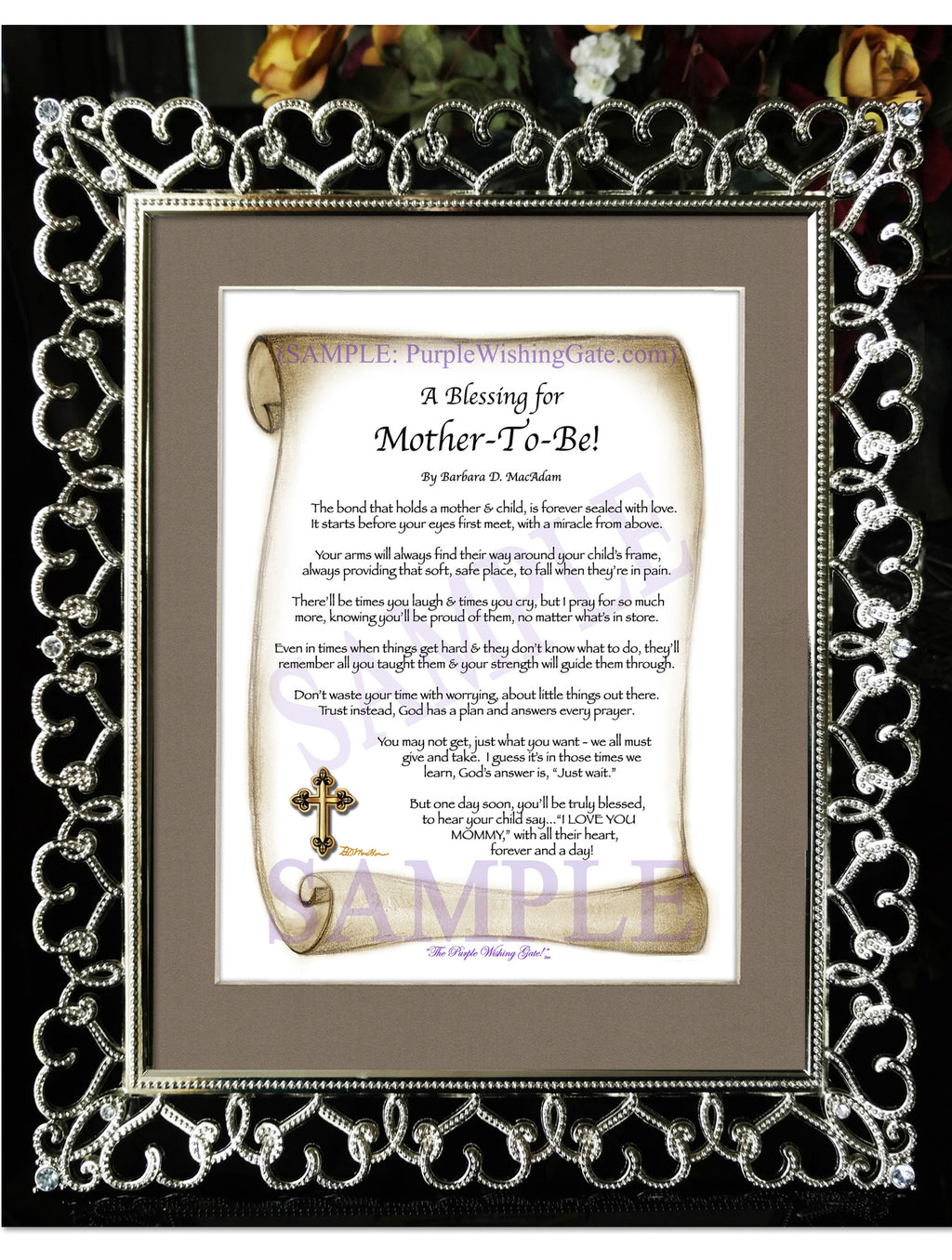 A Blessing for Mother-To-Be! - Gifts for Mom-Mother - PurpleWishingGate.com