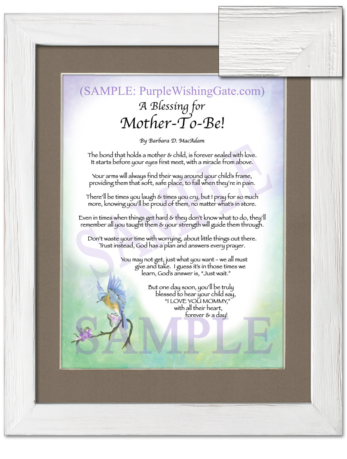 A Blessing for Mother-To-Be! - Gifts for Mom-Mother - PurpleWishingGate.com