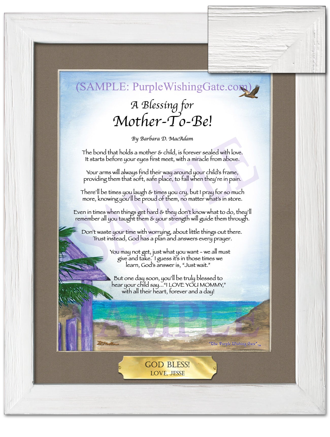 A Blessing for Mother-To-Be! - Gifts for Mom-Mother - PurpleWishingGate.com
