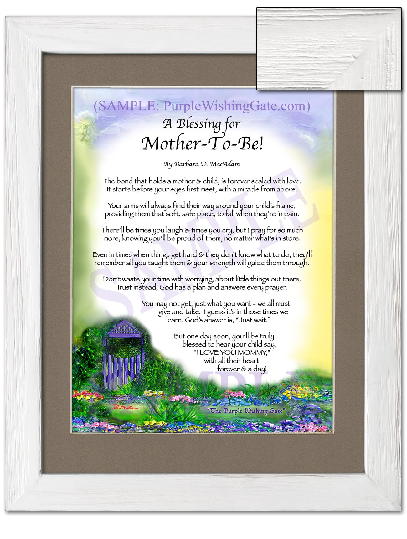 A Blessing for Mother-To-Be! - Gifts for Mom-Mother - PurpleWishingGate.com