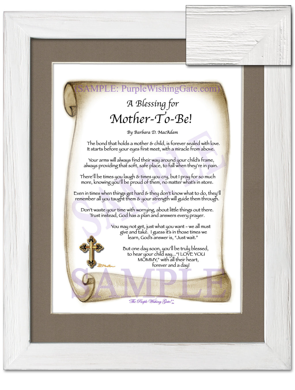 A Blessing for Mother-To-Be! - Gifts for Mom-Mother - PurpleWishingGate.com
