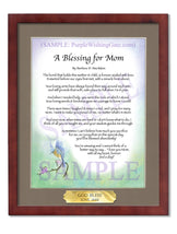 A Blessing for Mom - Gifts for Mom-Mother - PurpleWishingGate.com