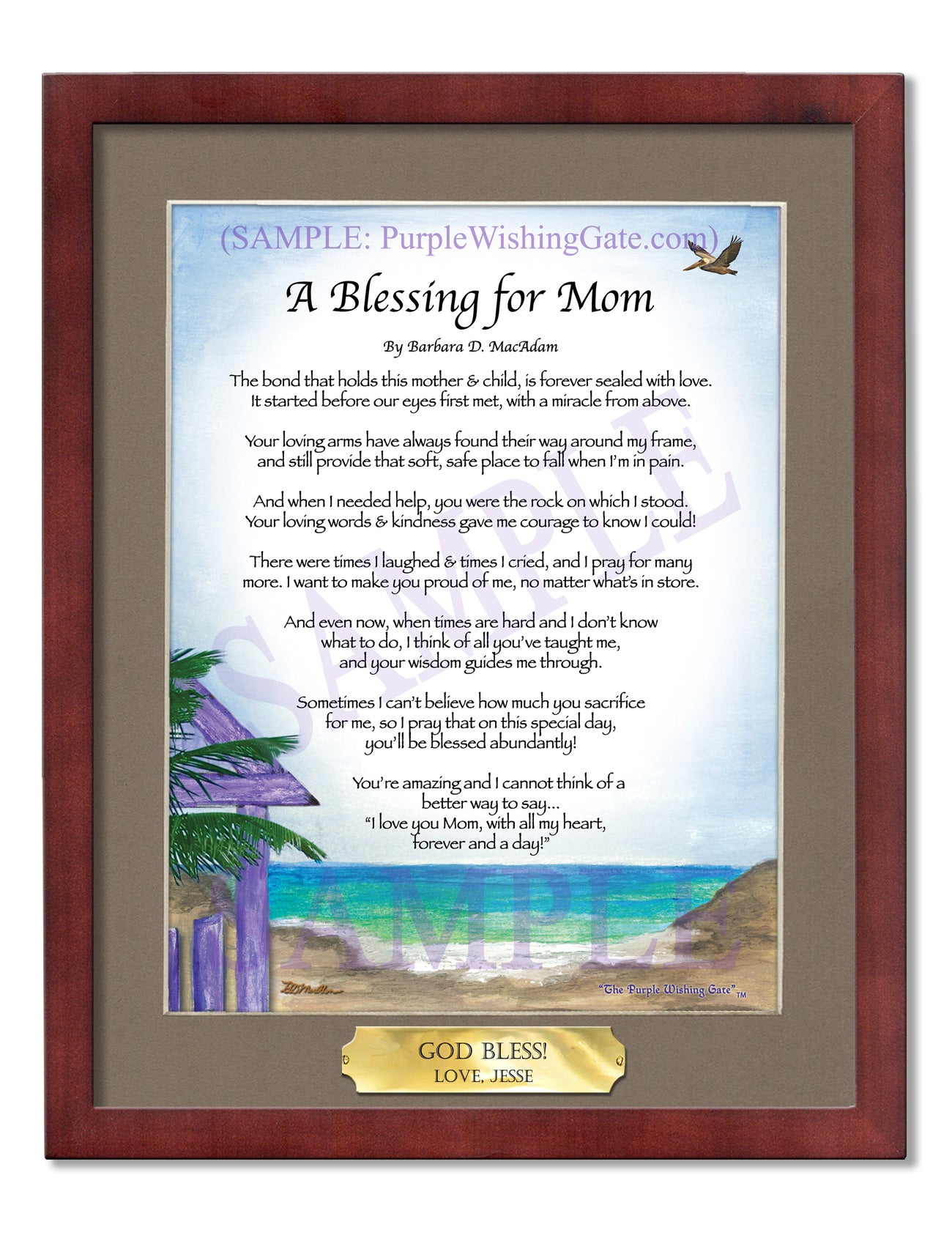 A Blessing for Mom - Gifts for Mom-Mother - PurpleWishingGate.com