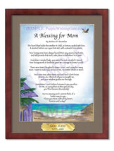 A Blessing for Mom - Gifts for Mom-Mother - PurpleWishingGate.com