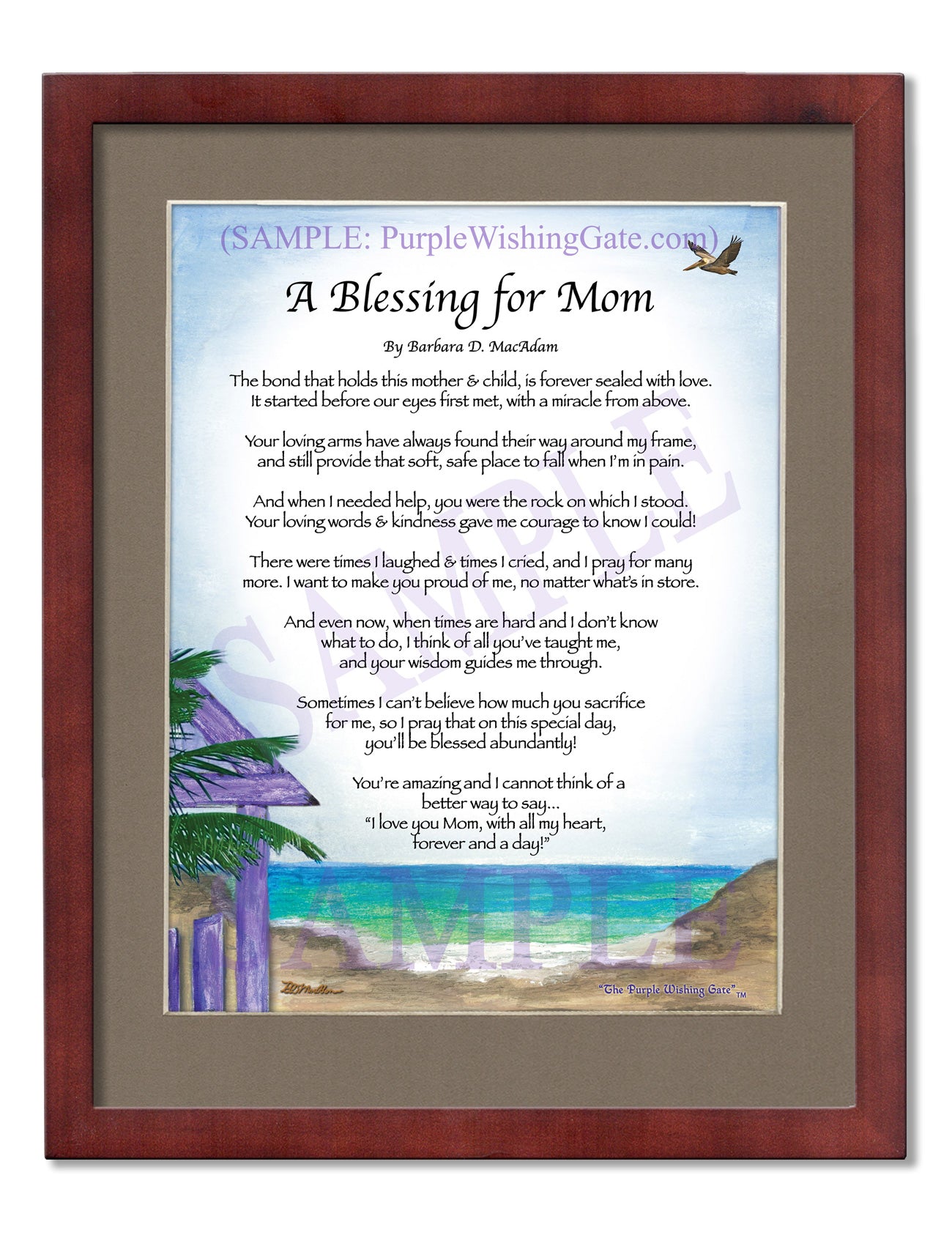 A Blessing for Mom - Gifts for Mom-Mother - PurpleWishingGate.com