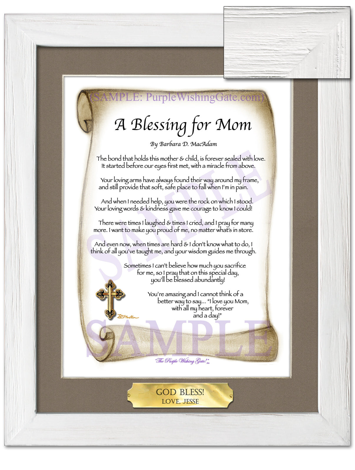 A Blessing for Mom - Gifts for Mom-Mother - PurpleWishingGate.com