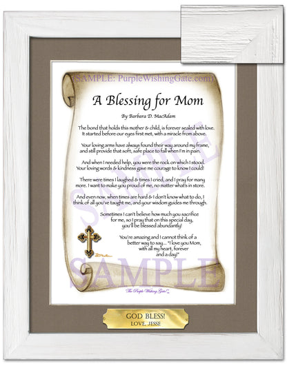 A Blessing for Mom - Gifts for Mom-Mother - PurpleWishingGate.com