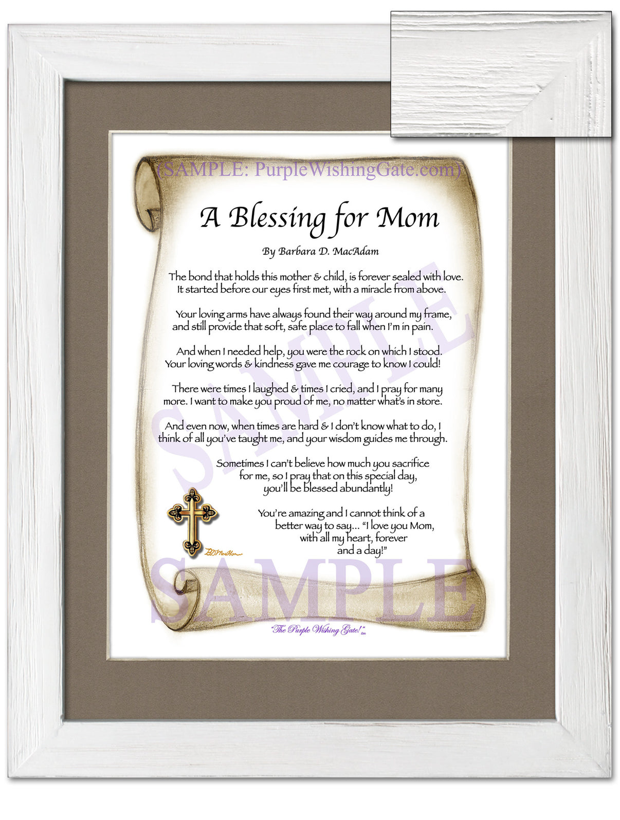A Blessing for Mom - Gifts for Mom-Mother - PurpleWishingGate.com