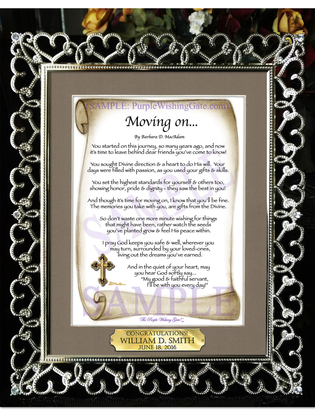 Moving On... - Retirement Gift - PurpleWishingGate.com