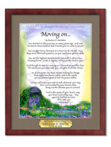 Moving On... - Retirement Gift - PurpleWishingGate.com