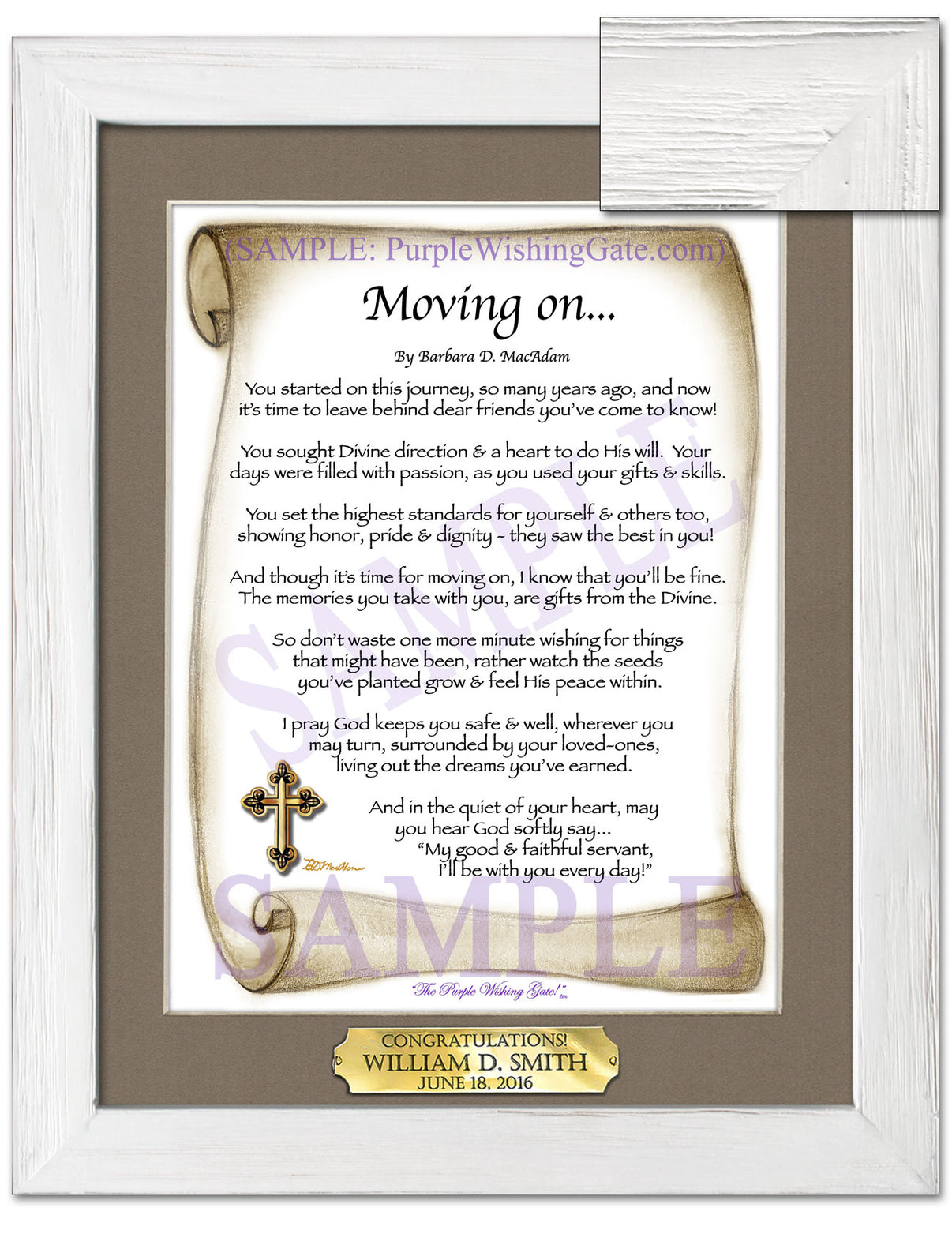 Moving On... - Retirement Gift - PurpleWishingGate.com