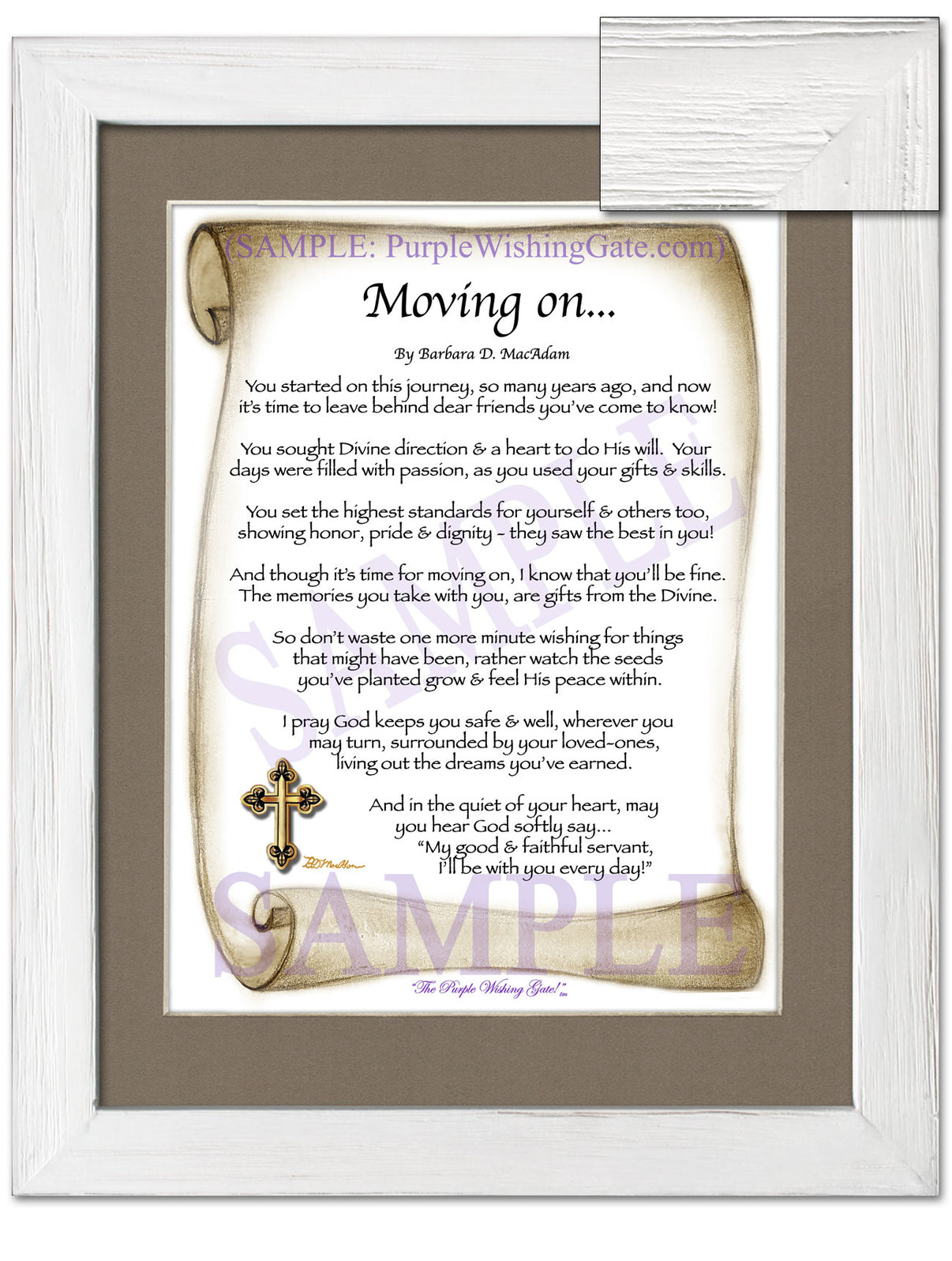 Moving On... - Retirement Gift - PurpleWishingGate.com