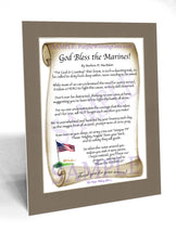 God Bless the Marines! - Military Gift - PurpleWishingGate.com