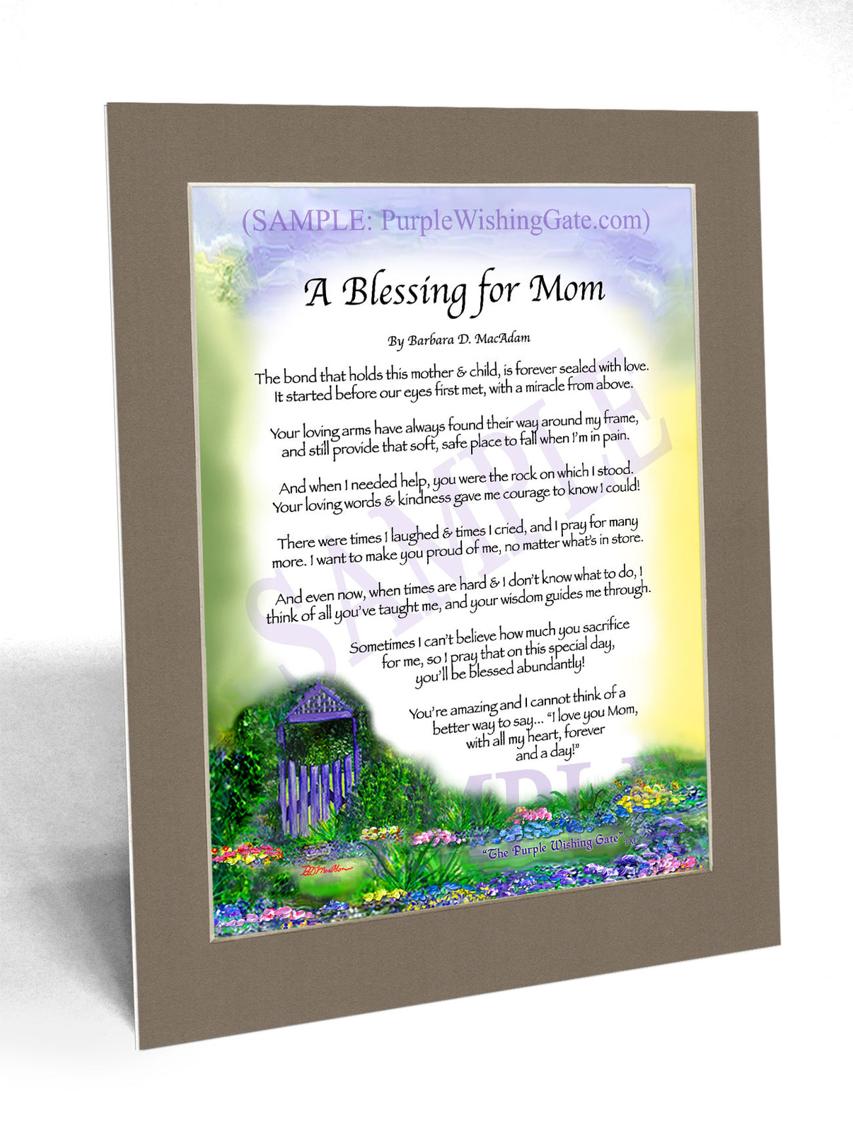 A Blessing for Mom - Gifts for Mom-Mother - PurpleWishingGate.com