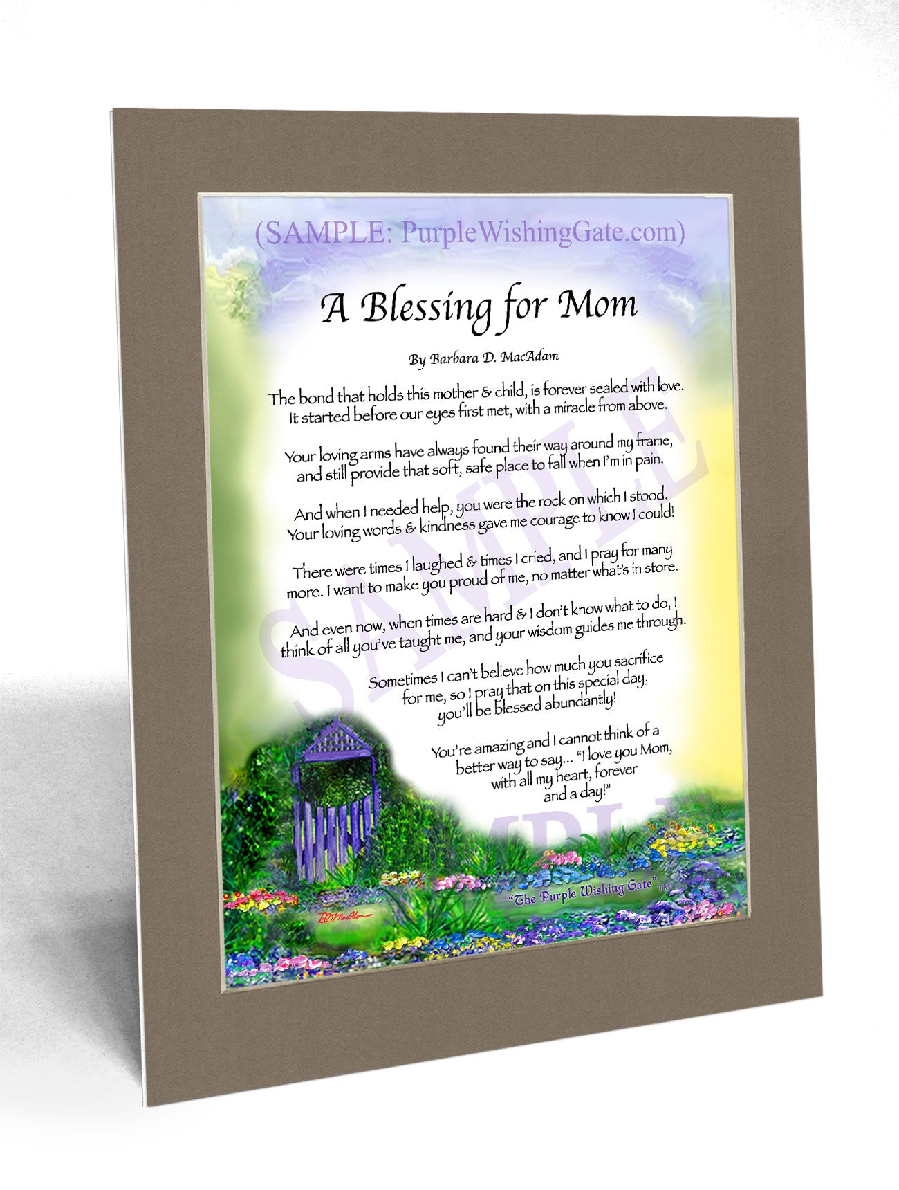 A Blessing for Mom - Gifts for Mom-Mother - PurpleWishingGate.com