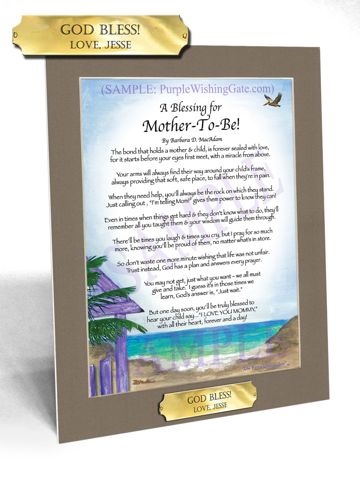 A Blessing for Mother-To-Be! - Gifts for Mom-Mother - PurpleWishingGate.com