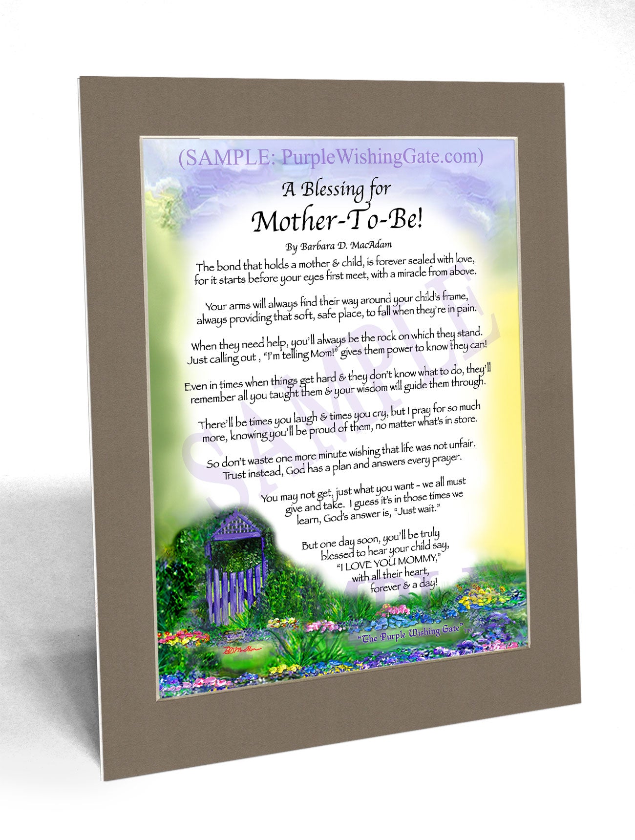 A Blessing for Mother-To-Be! - Gifts for Mom-Mother - PurpleWishingGate.com