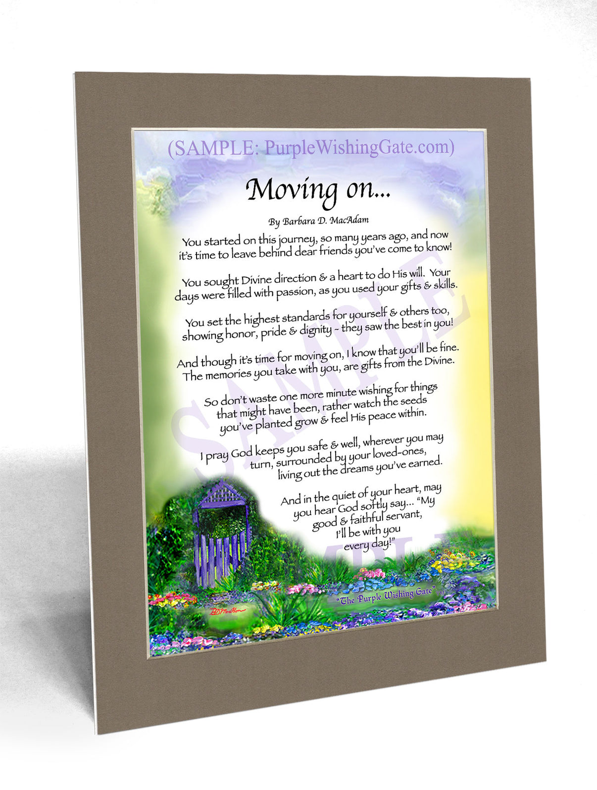Moving On... - Retirement Gift - PurpleWishingGate.com