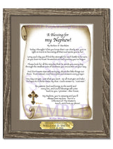 A Blessing for my Nephew! (child-adult) - Gifts for Nephew - PurpleWishingGate.com