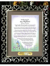 A Blessing for my Nephew! (child-adult) - Gifts for Nephew - PurpleWishingGate.com