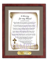 A Blessing for my Niece! (child-adult) - Gifts for Niece - PurpleWishingGate.com