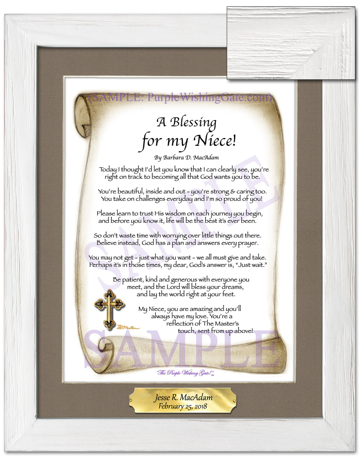 A Blessing for my Niece! (child-adult) - Gifts for Niece - PurpleWishingGate.com