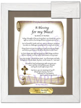 A Blessing for my Niece! (child-adult) - Gifts for Niece - PurpleWishingGate.com