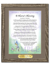 A Nurse's Blessing - Nurse's Gift - PurpleWishingGate.com