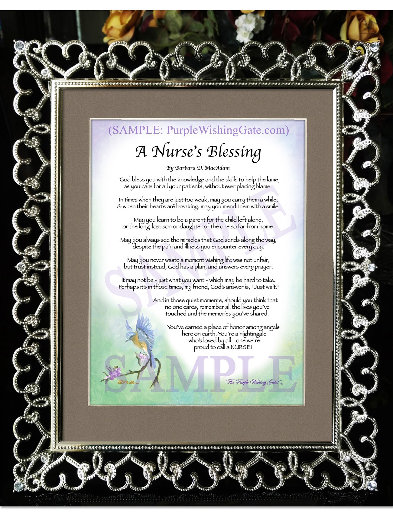 A Nurse's Blessing - Nurse's Gift - PurpleWishingGate.com